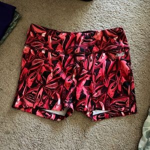 Spandex workout shorts